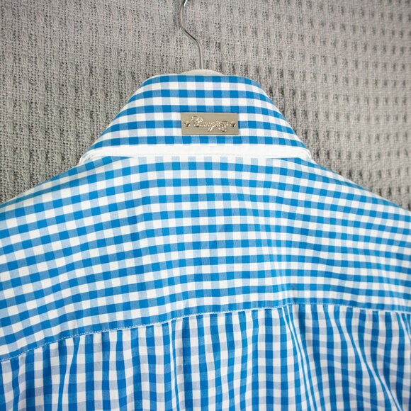 Coogi Luxe Checkered Button Up Longsleeve Mens Medium - Picture 7 of 8
